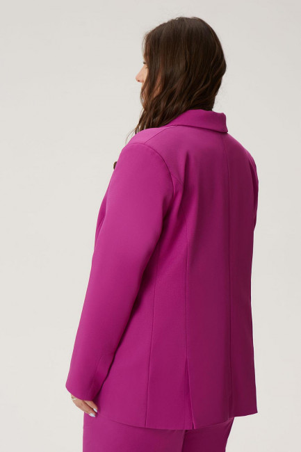 Однобортный пиджак с двумя шлицами в итальянском стиле купить 