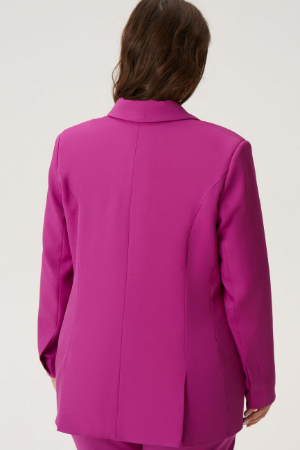 Однобортный пиджак с двумя шлицами в итальянском стиле купить 