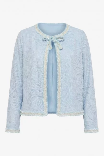 Жакет из кружева на завязках