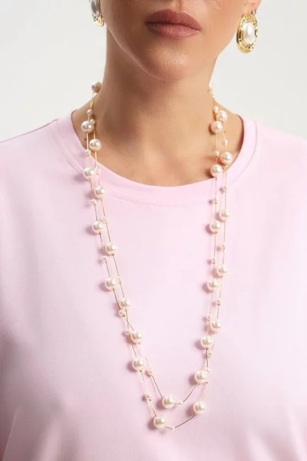 Ожерелье матовый жемчуг