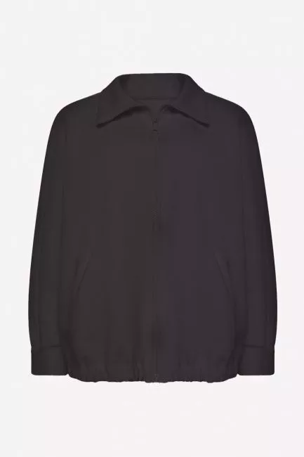 Зип-худи из трикотажа с лампасами на рукаве