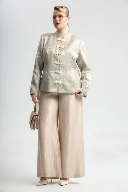 Жакет в азиатском стиле с застежкой панькоу