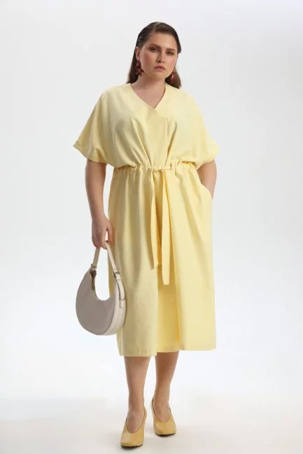 Платье с цельнокроеным рукавом из лиоцелла