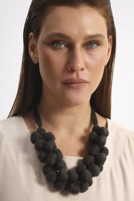 Ожерелье Корзинка черный