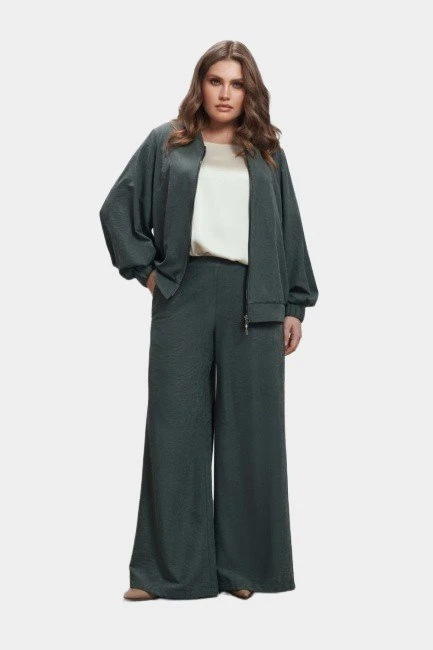 Брюки палаццо с тач-эффектом – большой размер Plus Size – фото каталога