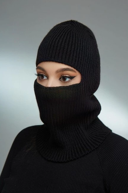 Балаклава однослойная из шерсти