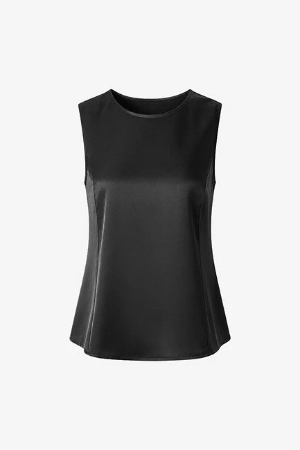 Топ черного цвета однослойный – большой размер Plus Size – фото каталога