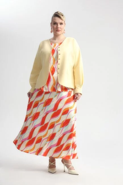 Топ из поливискозы с принтом