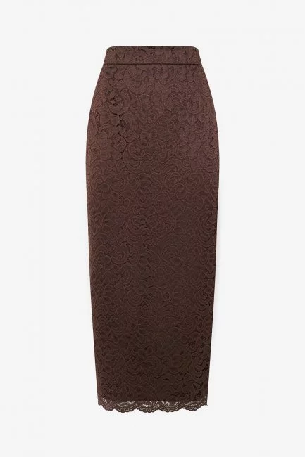Юбка карандаш из кружева на подкладке