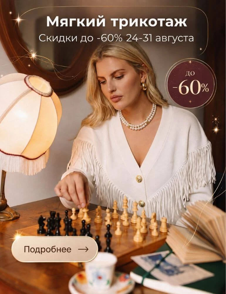 Трикотаж со скидкой до 60%