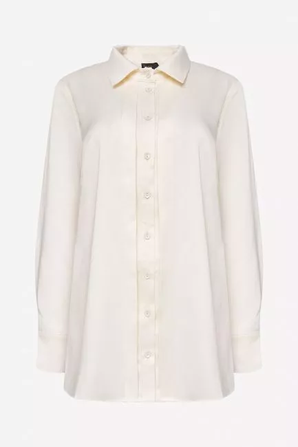 Рубашка с двойной передней планкой из поливискозы