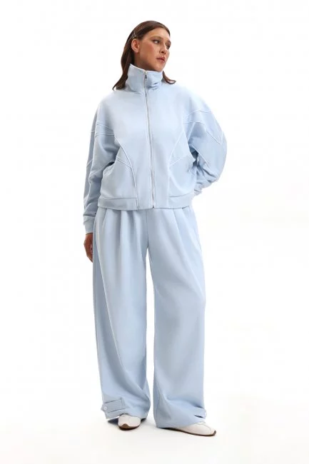 Свитшот с цельнокроеным рукавом и палаццо