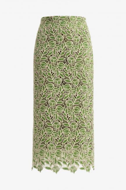 Юбка из кроше на подкладке