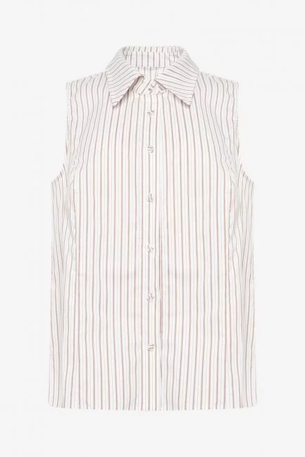 Рубашка из хлопка без рукавов