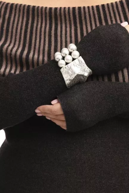 Браслет Жемчуг серебро