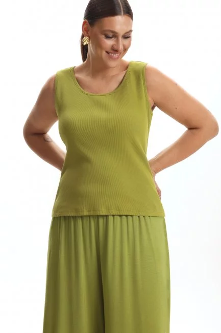 Топ в рубчик трикотаж