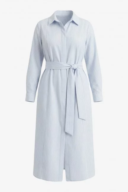 Платье рубашка с принтом райе