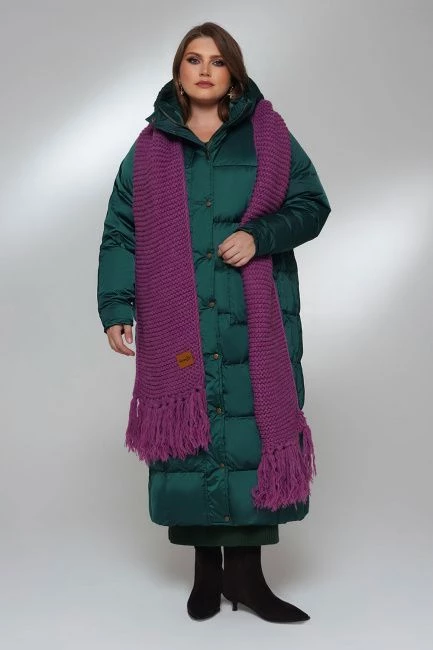 Пуховик с натуральным наполнителем