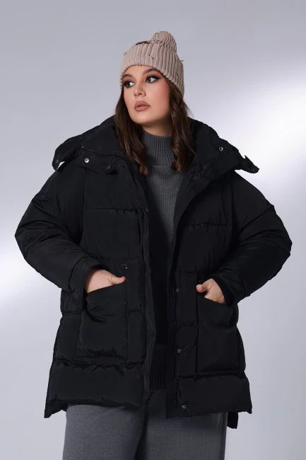 Куртка с натуральным утеплителем в спортивном стиле