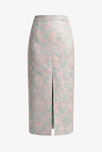 Юбка карандаш из жаккарда на подкладке