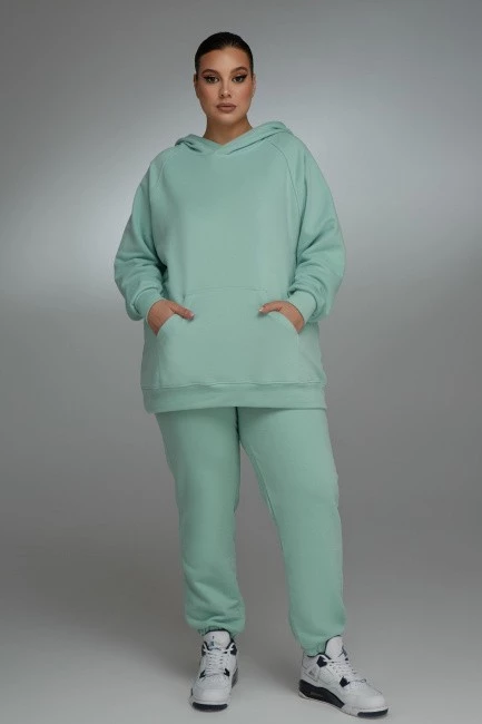 Джоггеры regular fit с бархатистой поверхностью