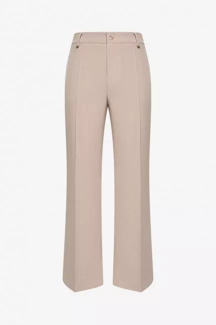 Брюки буткат из облегченной костюмной ткани