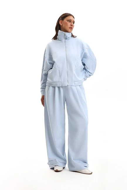 Свитшот с цельнокроеным рукавом и палаццо