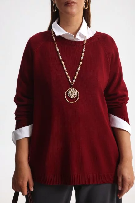 Ожерелье Клумба розовый