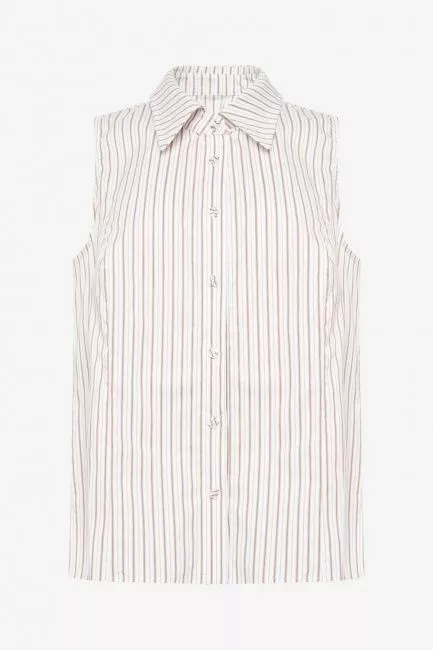 Рубашка из хлопка без рукавов