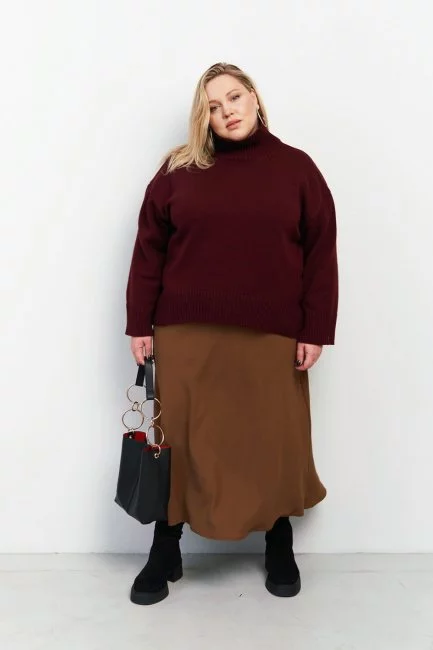 Свитер Хайди бордовый