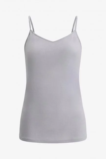 Топ трикотажный серого цвета