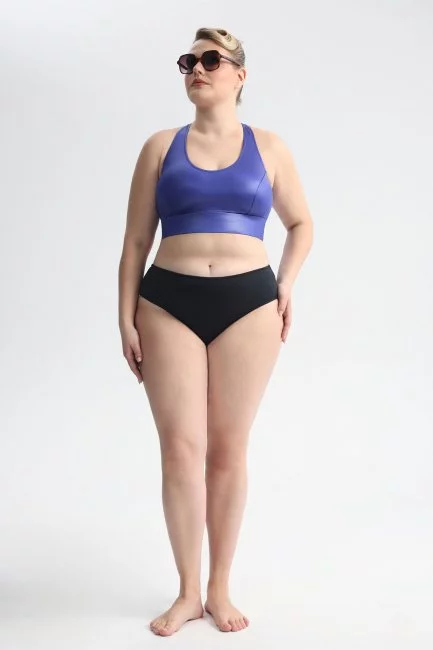 Топ бра фиолетового цвета с утягивающим эффектом