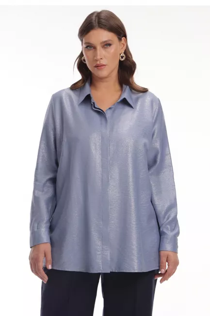 Блузка с металлизированным блеском