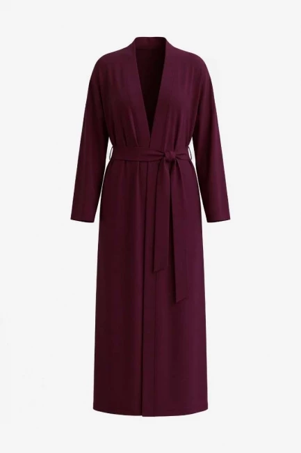 Кардиган макси с разрезами из модала – фото – Plus Size 50–64 – Моно-Стиль