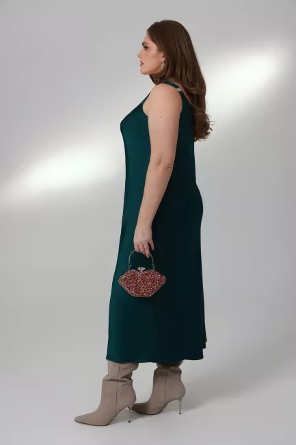 Платье комбинация приталенного силуэта