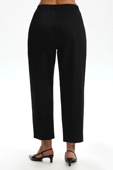 Брюки чинос из хлопка черного цвета