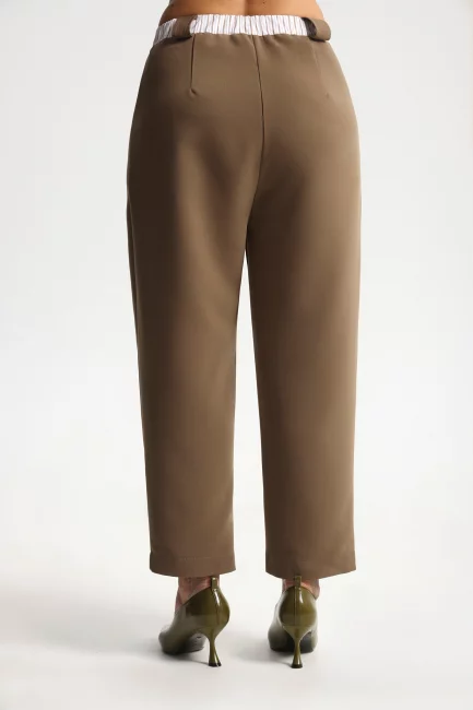 Брюки бананы со складками