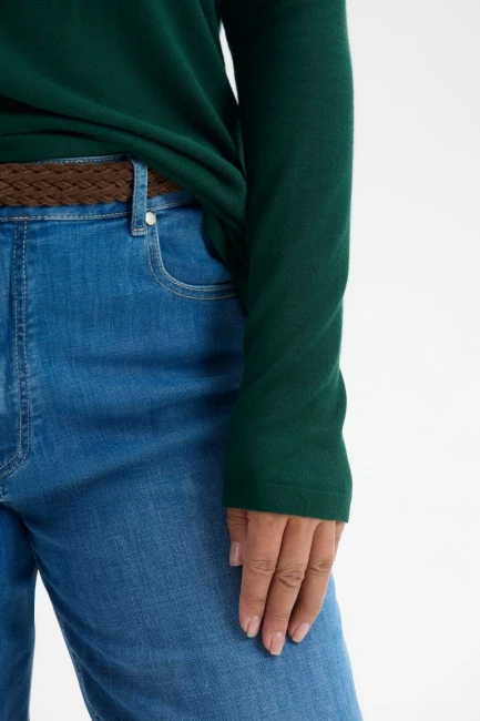 Водолазка зеленого цвета – фото – Plus Size 50–64 – Моно-Стиль