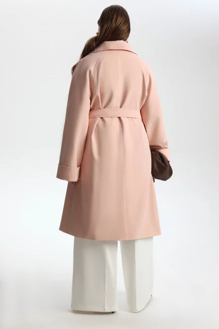 Тренч с добавлением хлопка укороченной длины