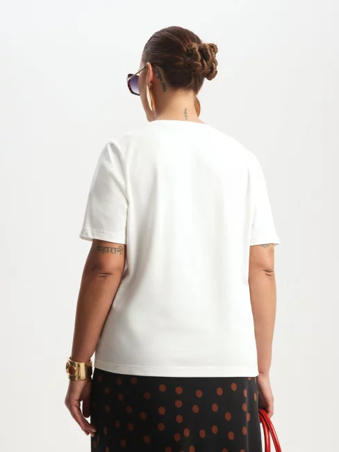 Футболка трикотаж с принтом клубника