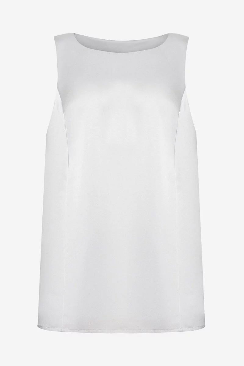 Топ с круглым вырезом в бельевом стиле Топ с круглым вырезом в бельевом стиле