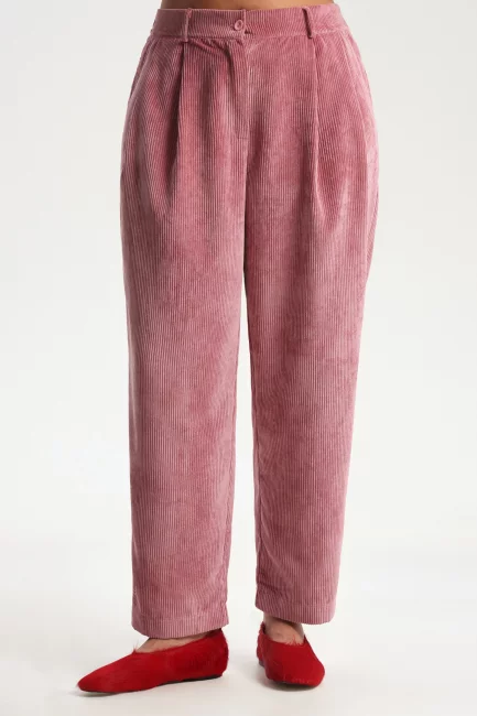 Брюки бананы из вельвета