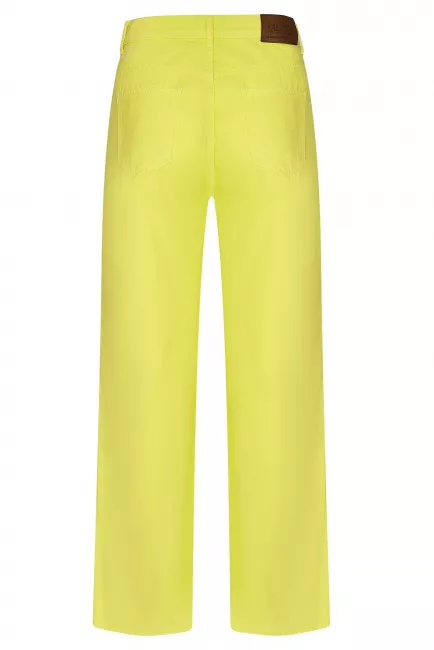 Джинсы палаццо с акцентными пуговицами