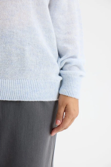 Пуловер из шерсти – фото – Plus Size 50–64 – Моно-Стиль