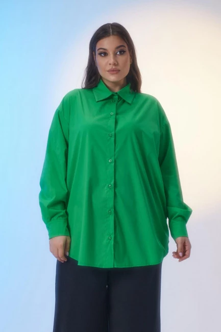 Универсальная рубашка relaxed fit из хлопка