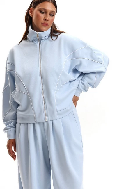 Свитшот с цельнокроеным рукавом и палаццо