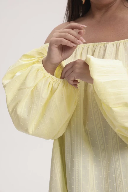 Блузка в стиле кантри с английской вышивкой – фото – Plus Size 50–64 – Моно-Стиль