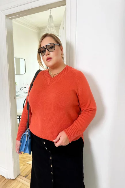 Джемпер Лима коралловый