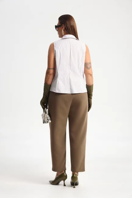 Рубашка из хлопка без рукавов