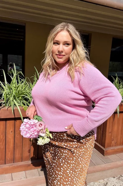 Джемпер Лима розовый